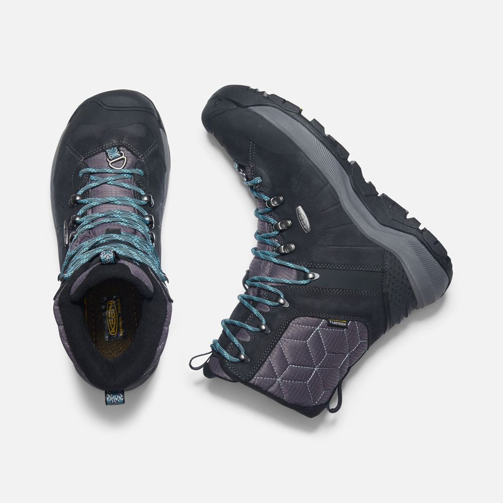 Keen Vandringskängor Dam Svarta - Revel Iv Höga Polar - 273860KQY